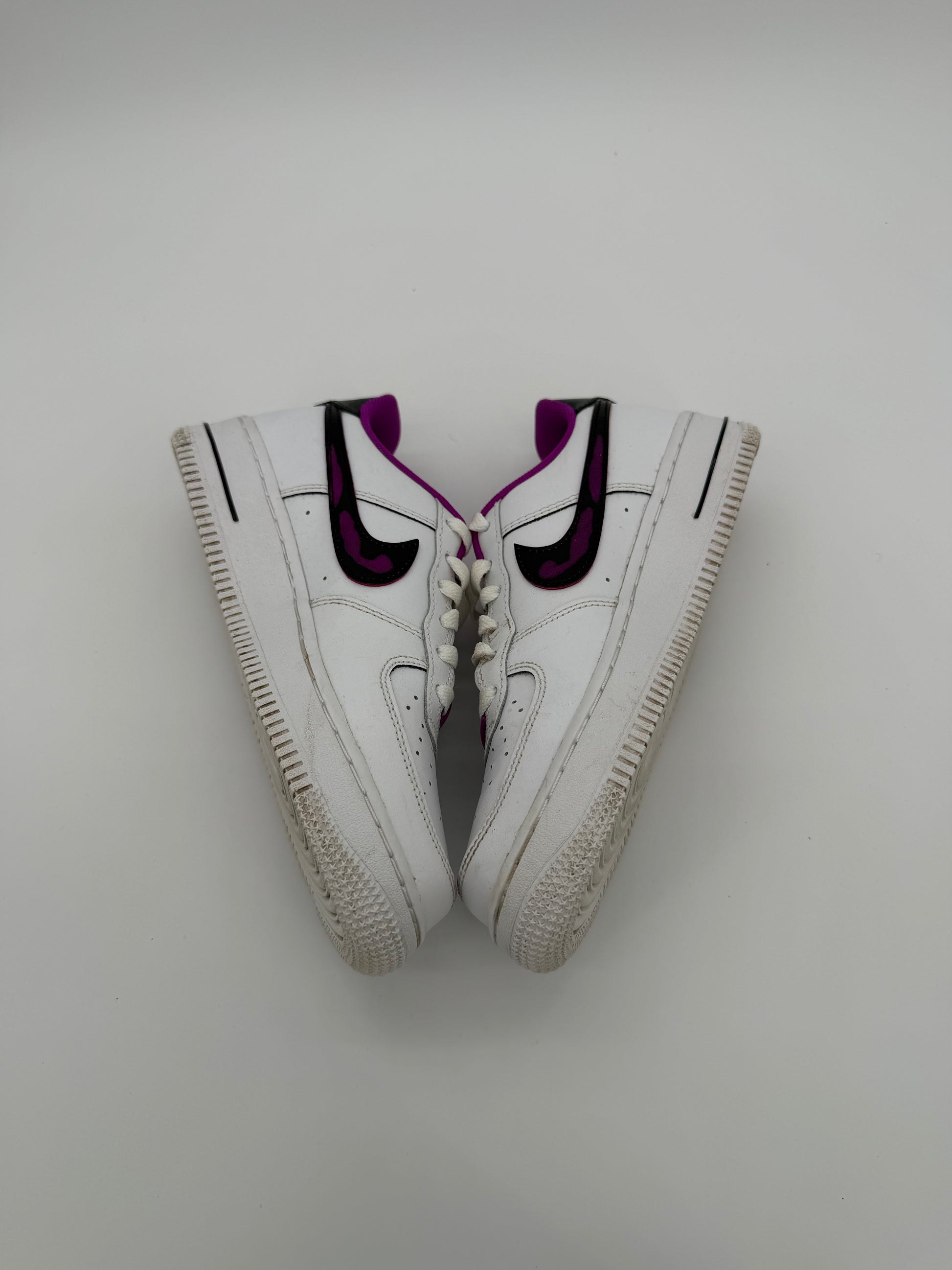 Nike Air Force 1 Low '07 LV8 Just Do It! White Vivid Purple (GS)