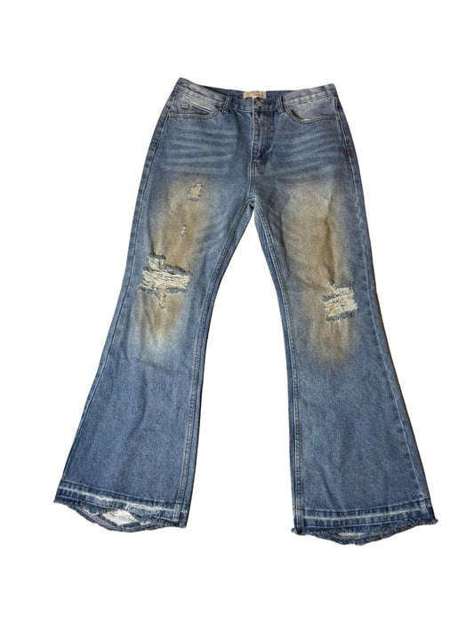 Wicked Valley Denim Wick flare Blue Jeans