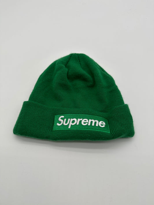 Supreme New Era Box Logo Beanie (FW24) Green