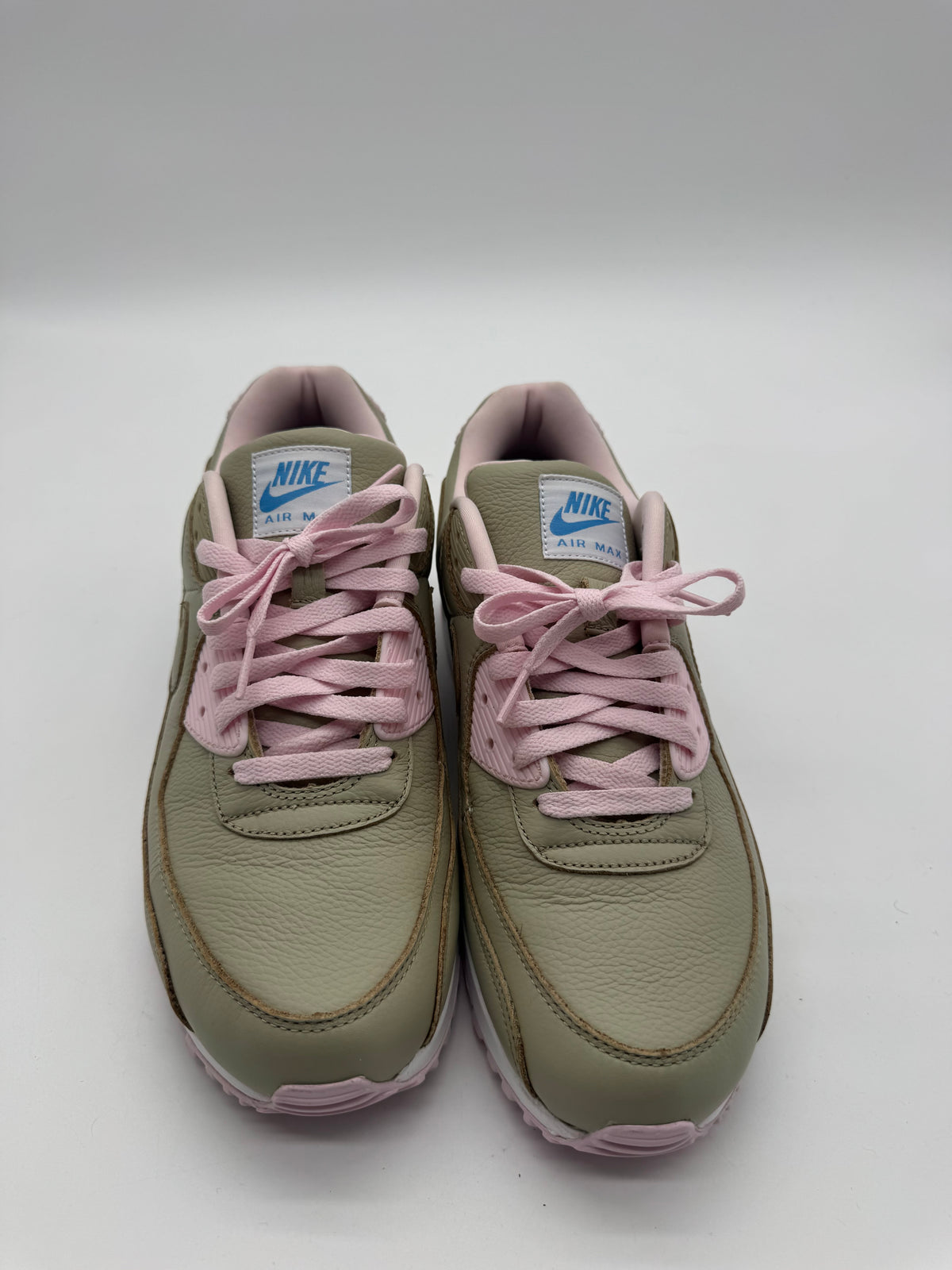 Nike Air Max 90 Olive Green Leather (NIKE BY YOU)