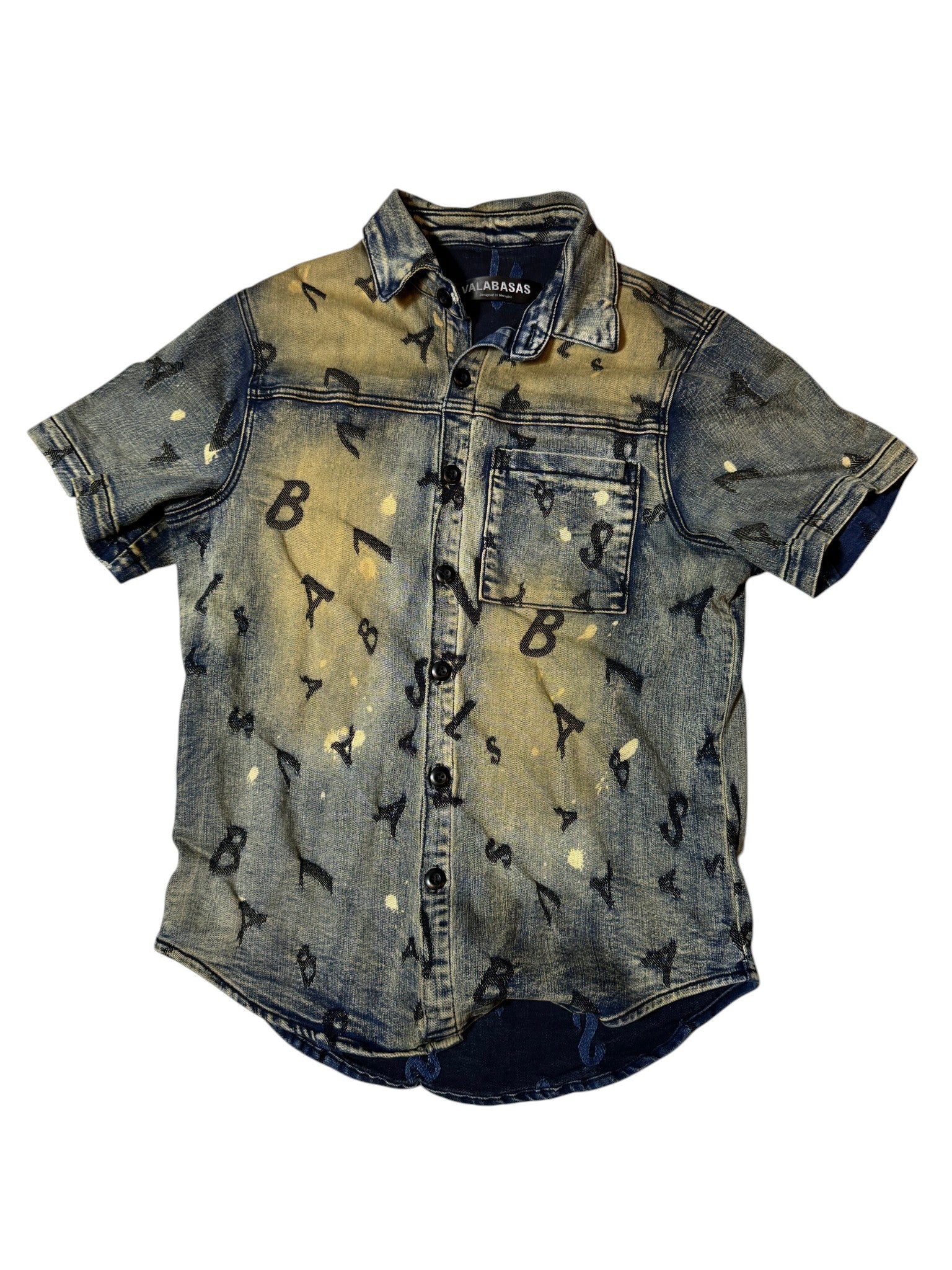 Valabasas Jean Button up Short Sleeve