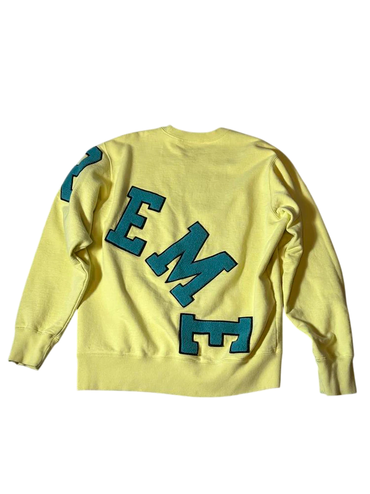 Supreme Big Arc Crewneck Light Yellow