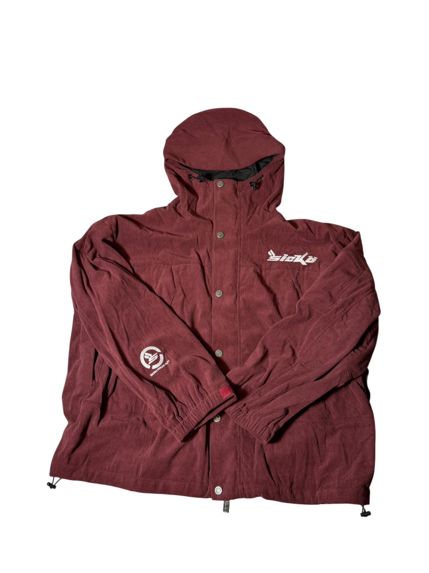 Sicko Burgundy Corduroy Jacket
