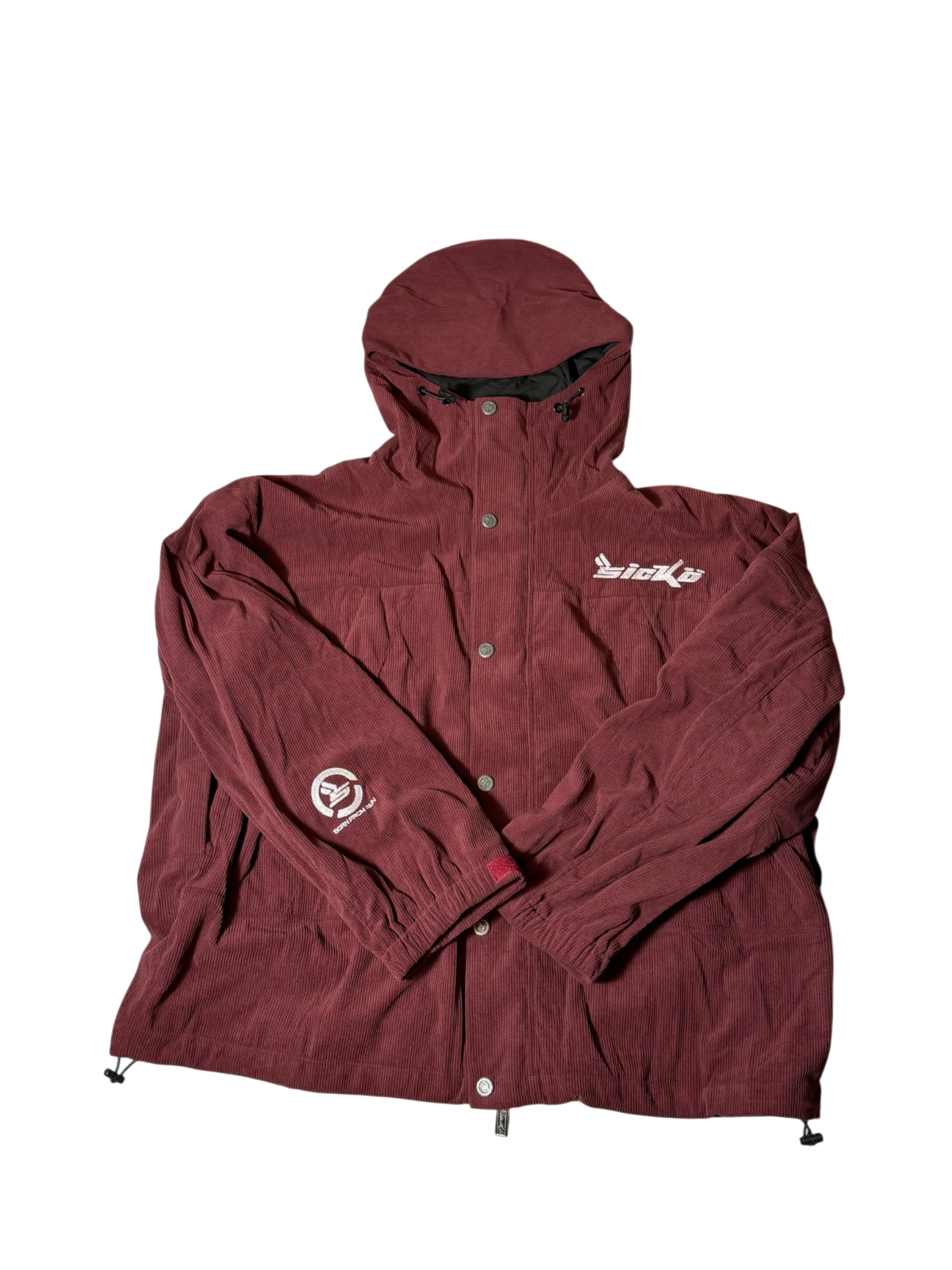 Sicko Burgundy Corduroy Jacket