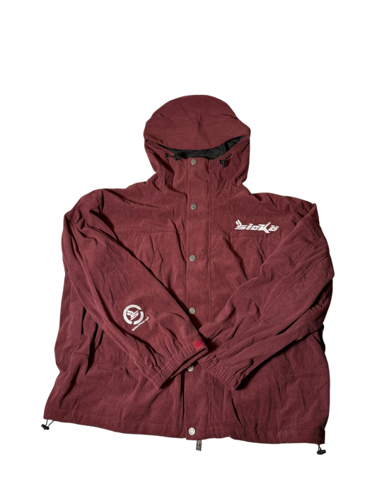 Sicko Burgundy Corduroy Jacket