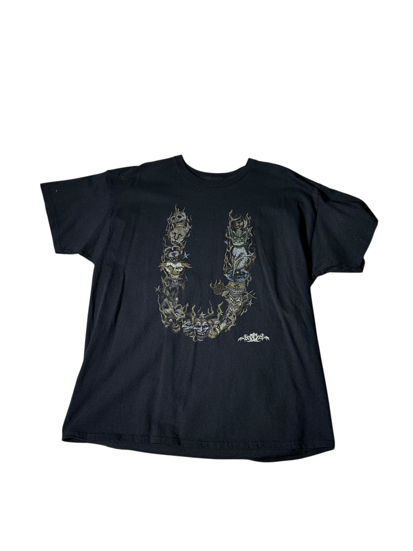 Utopia Tour T Shirt U Flames Black