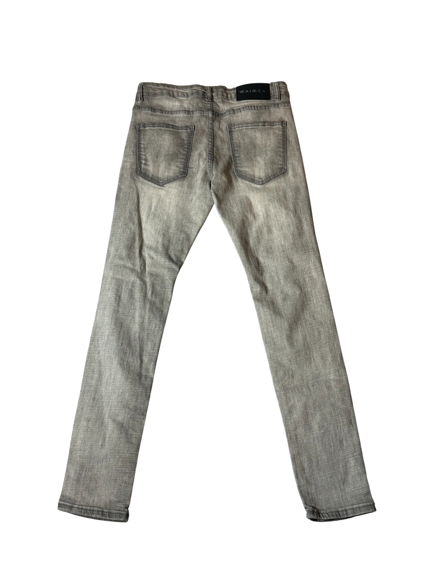 Waimea grey ripped jeans[skinny]