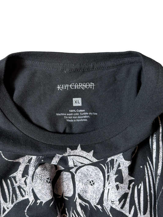 Ken Carson Merch T Shirt White Face Black T Shirt