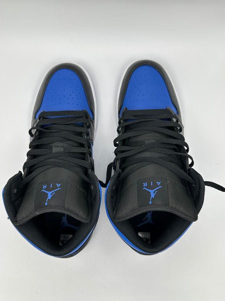 Jordan 1 Mid Black Royal Blue