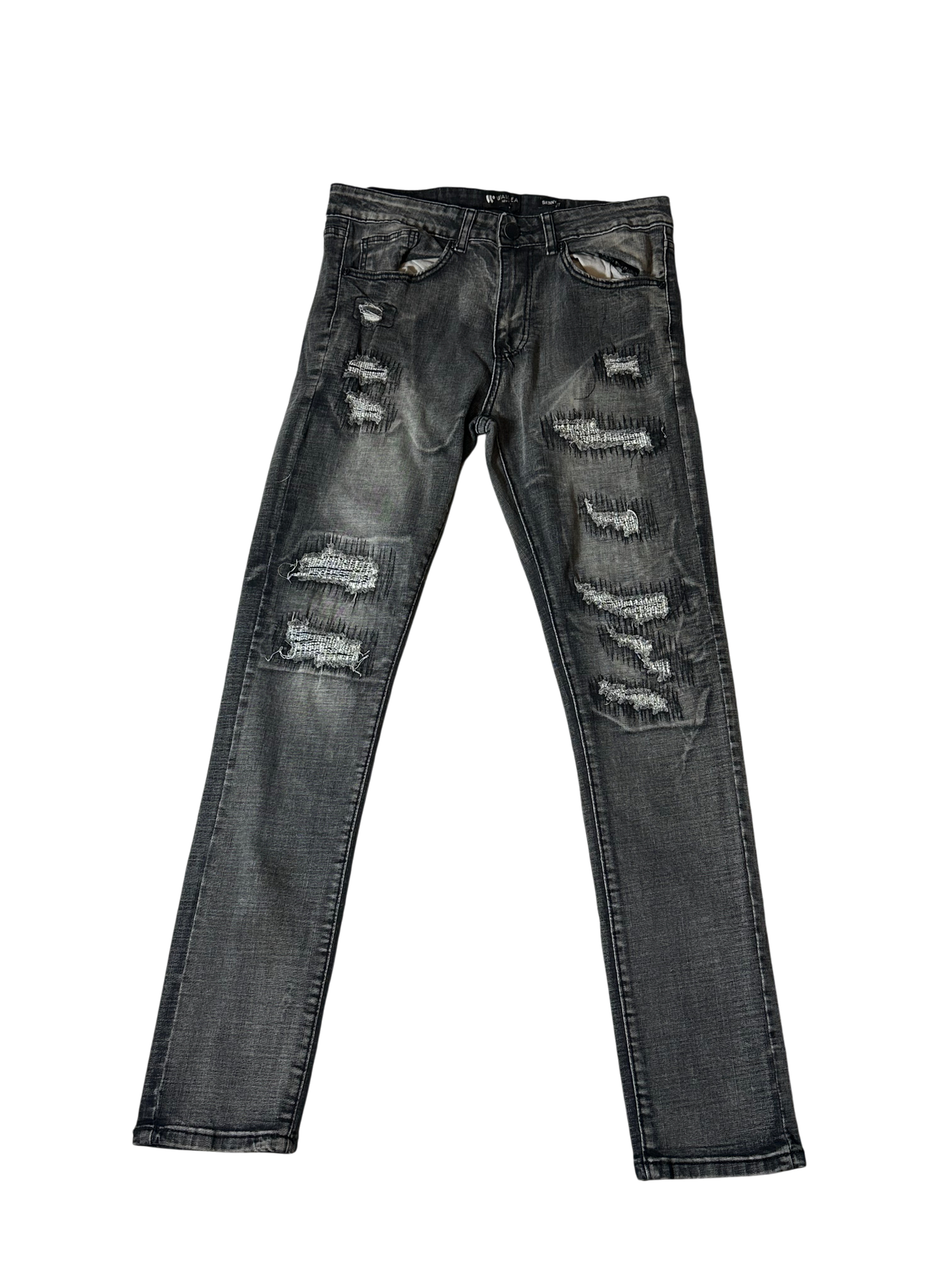 Waimea black ripped jeans[skinny]