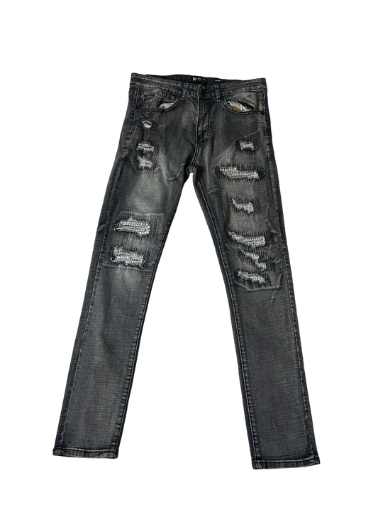 Waimea black ripped jeans[skinny]