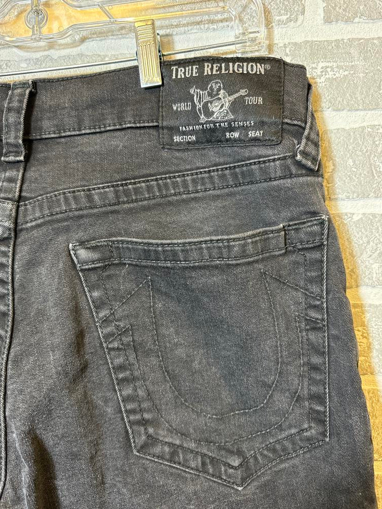 True Religion Jeans Black Geno 34"