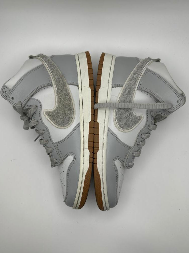 Nike Dunk High University Chenille Swoosh Light Smoke Grey