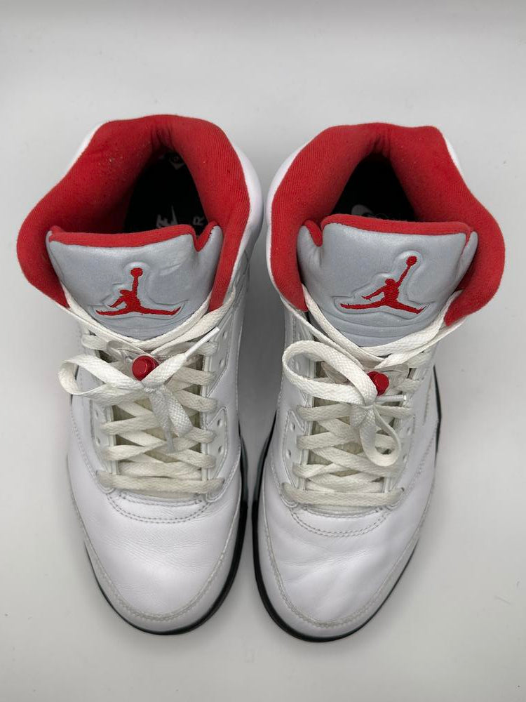 Jordan 5 Retro Fire Red Silver Tongue (2020)