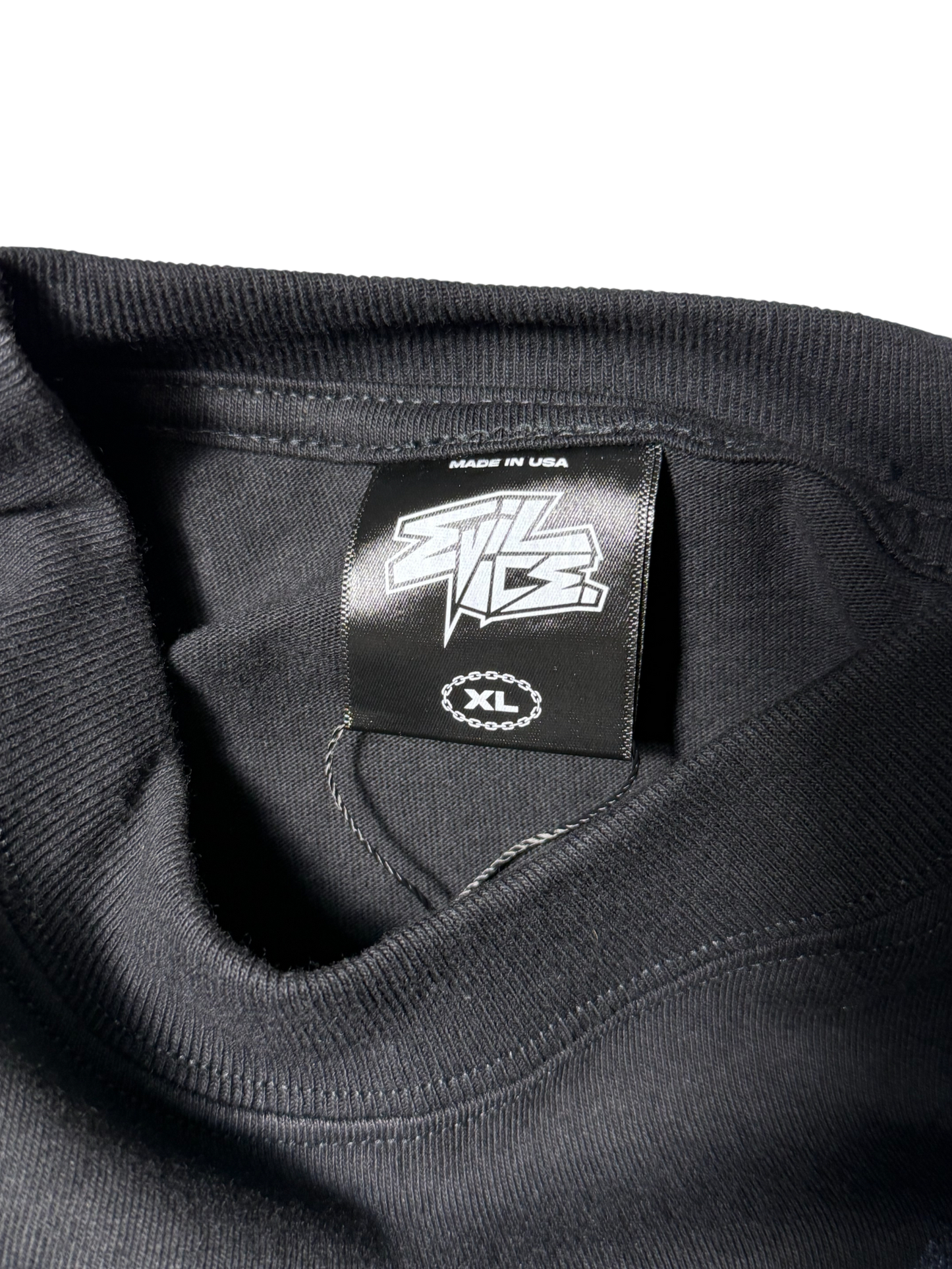 Evil Vice T Shirt Black/Blue X