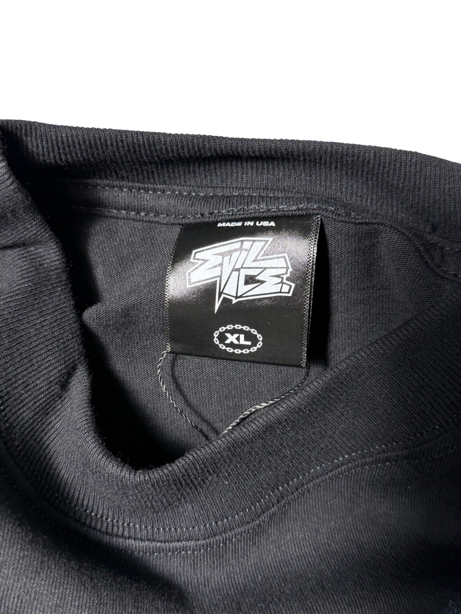 Evil Vice T Shirt Black/Blue X