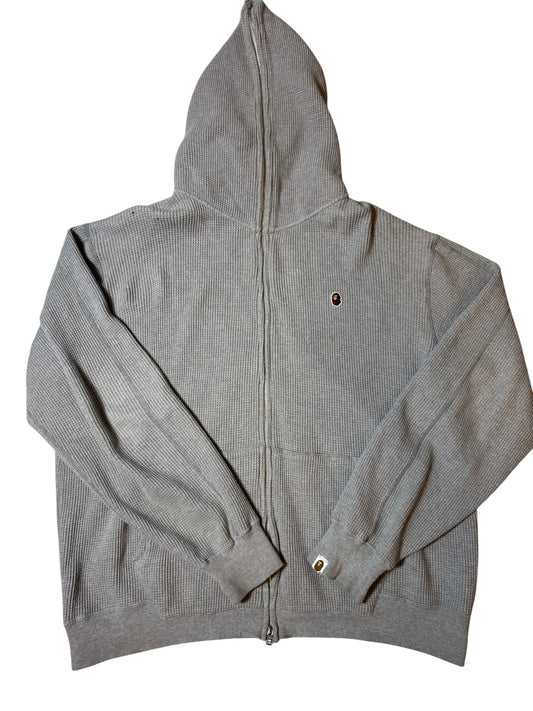 Grey Thermal Bape zip up