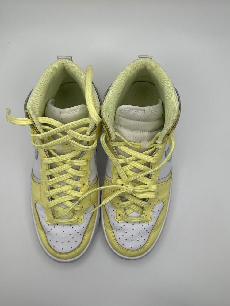 Nike Dunk High Up Light Lemon Yellow (Women's)