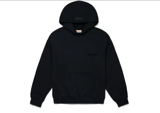 Fear of God Essentials Hoodie Stretch Limo Black 22'