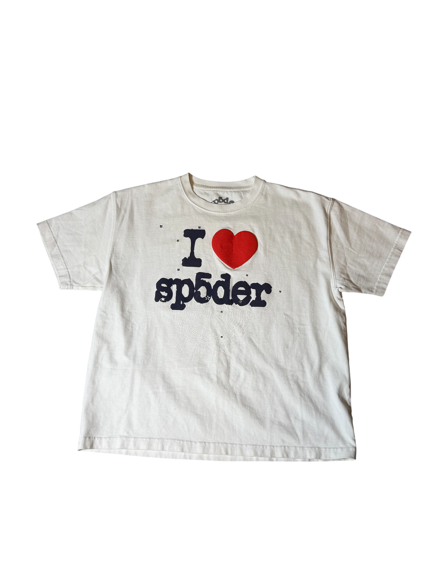 Sp5der I Heart Sp5der White T Shirt