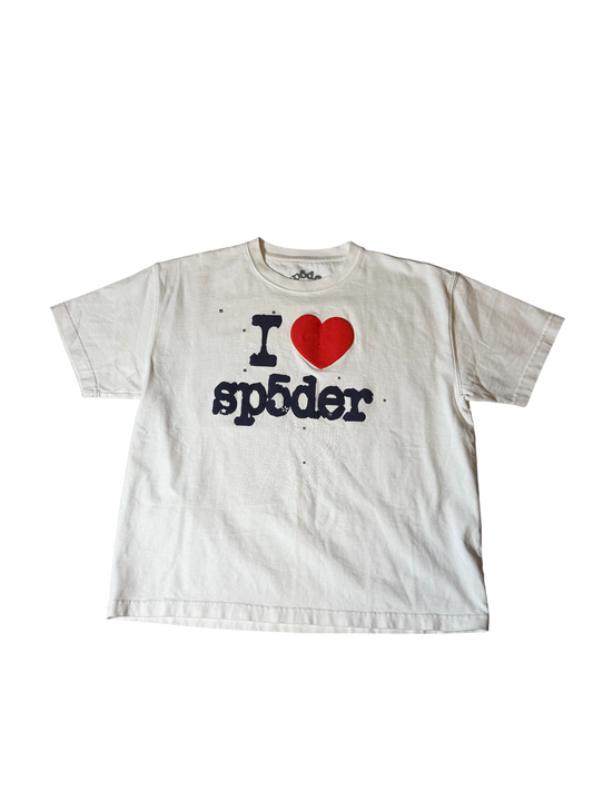 Sp5der I Heart Sp5der White T Shirt