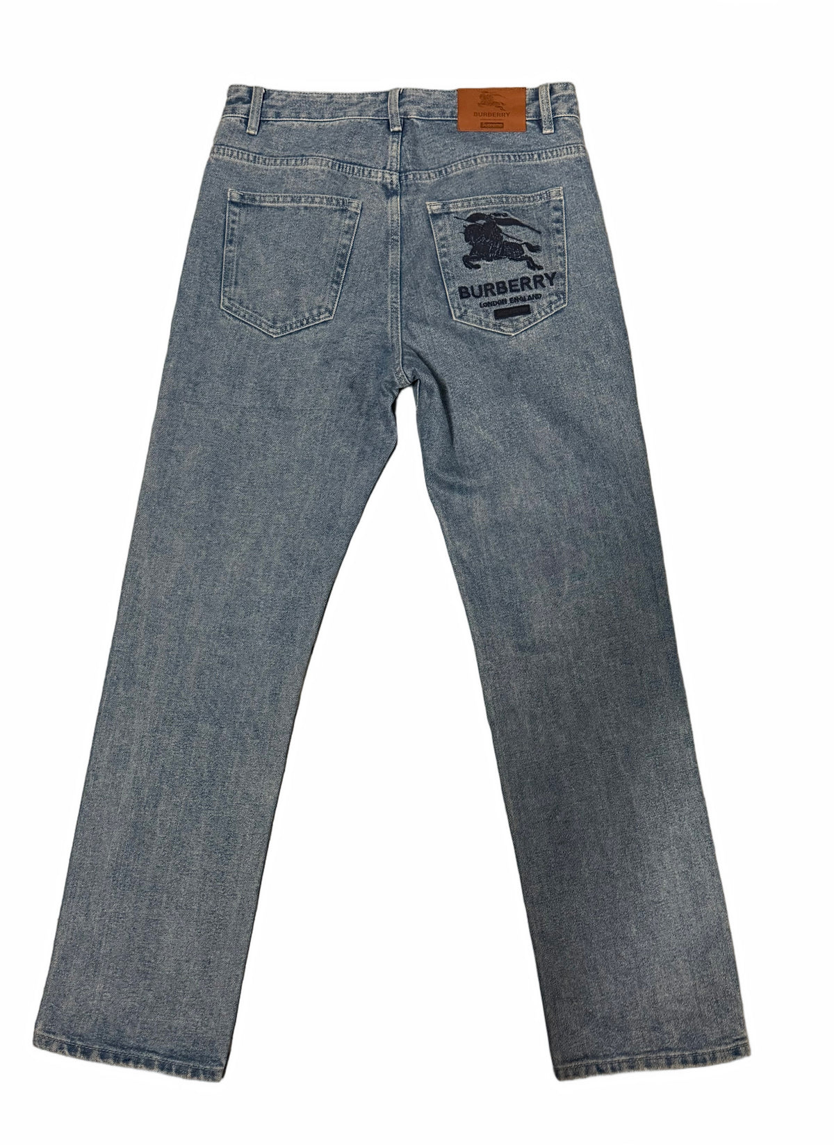 Supreme Burberry Regular Jean Washed Blue