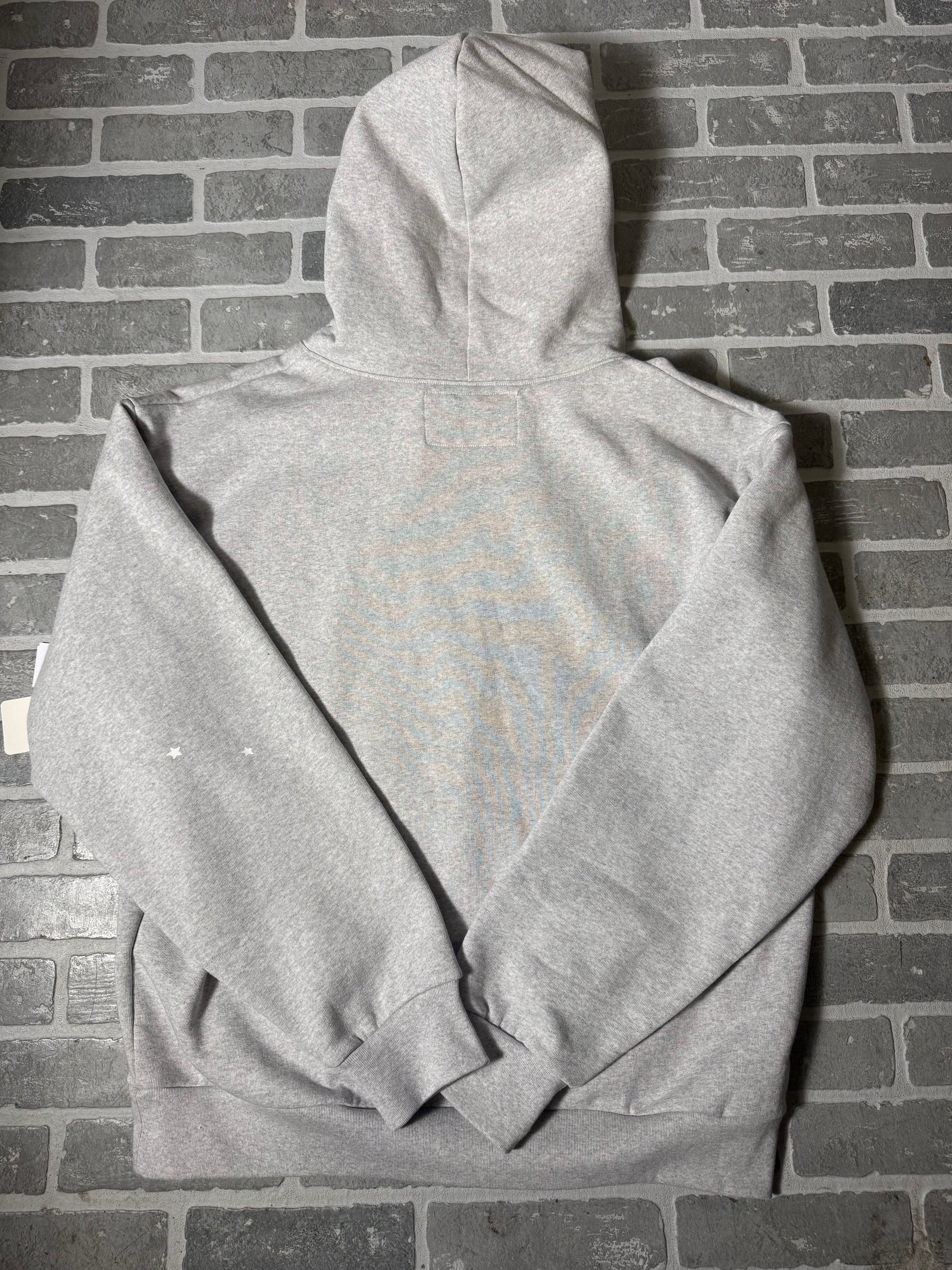 Sp5der I Heart SP5 Souvenir Hoodie Grey