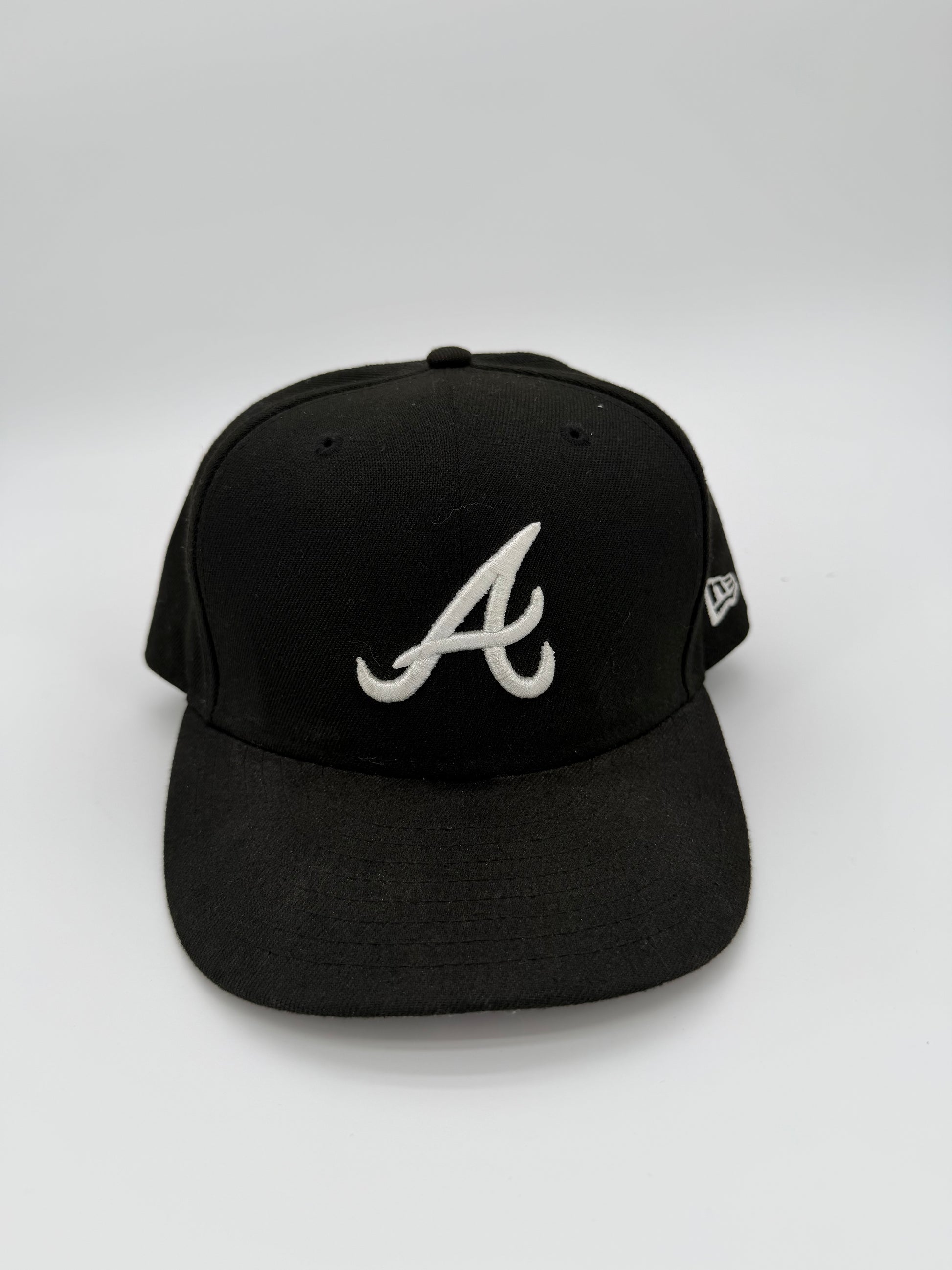 New Era Atlanta Braves Black On White 59FIFTY