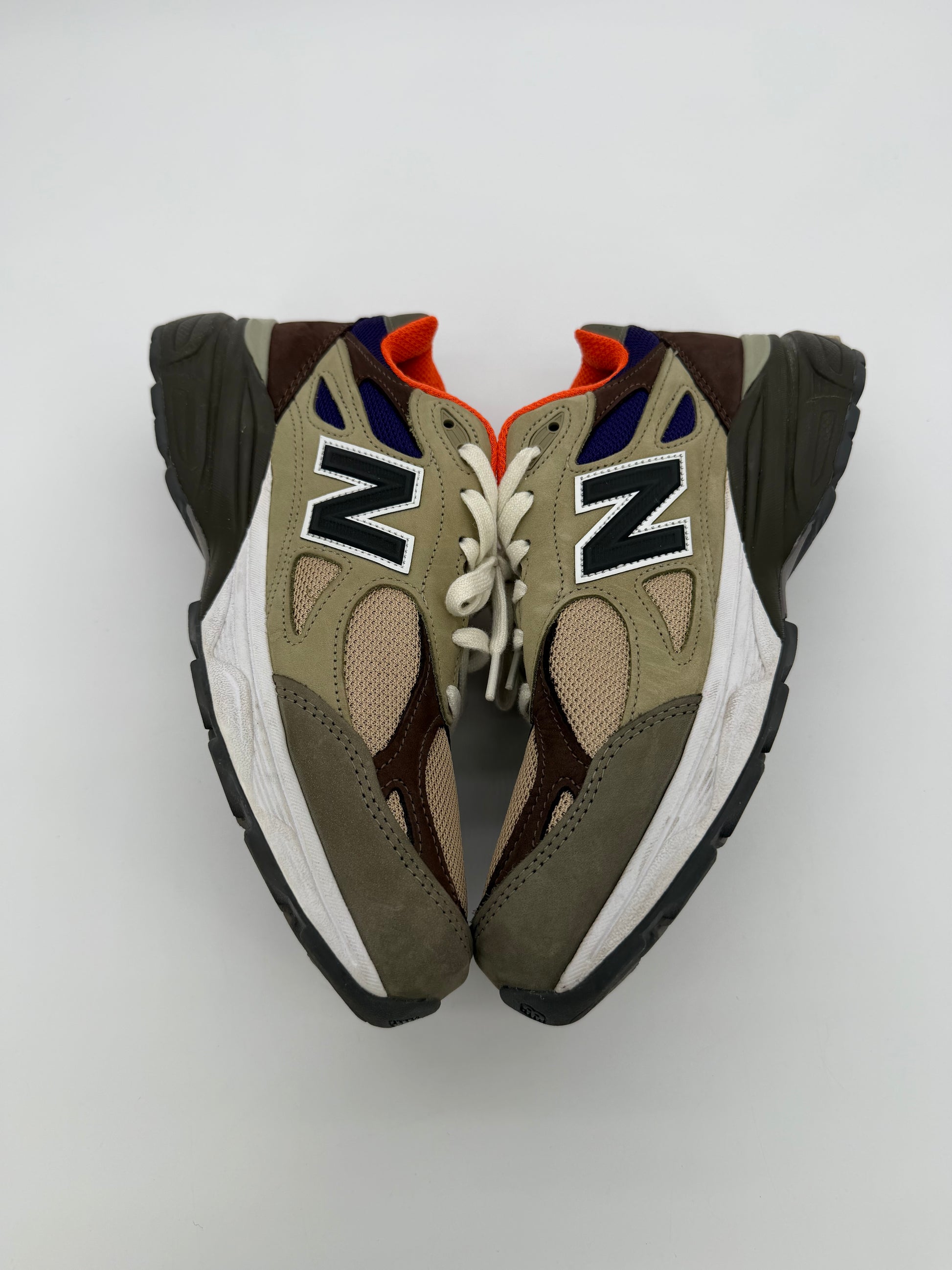 New Balance 990v3 MiUSA Teddy Santis Khaki Orange