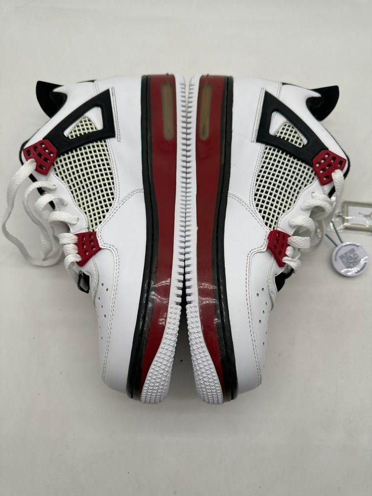 Jordan Fusion 4 Varsity White Red