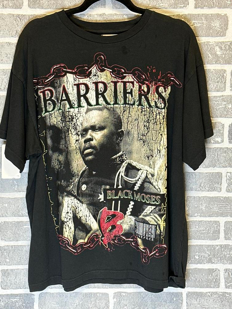 Barriers Black Moses T-shirt Black