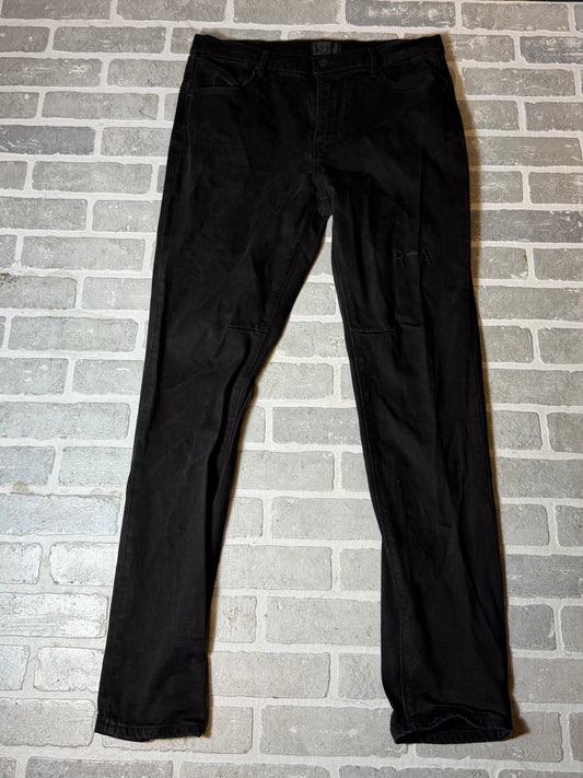 R+A SKINNY JEAN BLACK LOGO