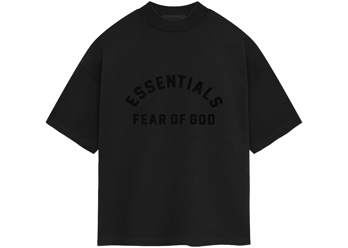 Fear of God Essentials Heavy Jersey Crewneck Tee Jet Black (No Tags)