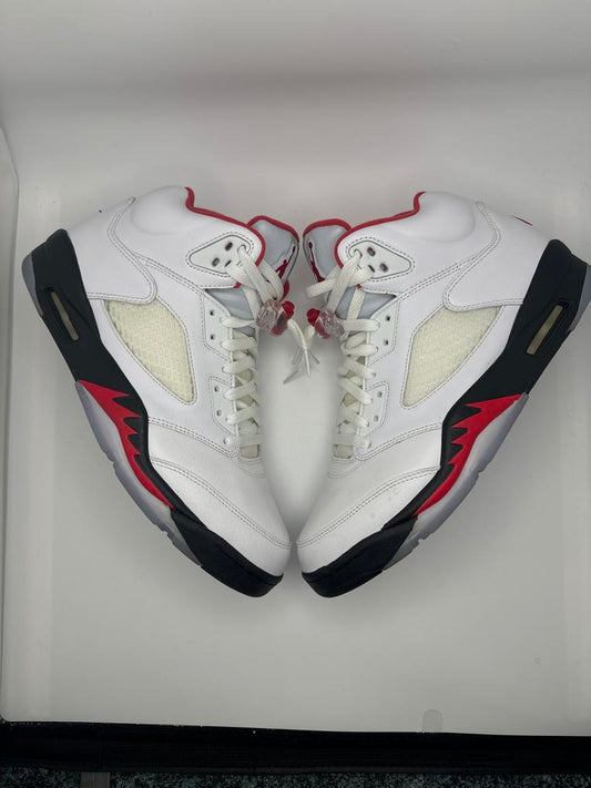 Jordan 5 Retro Fire Red Silver Tongue (2020)