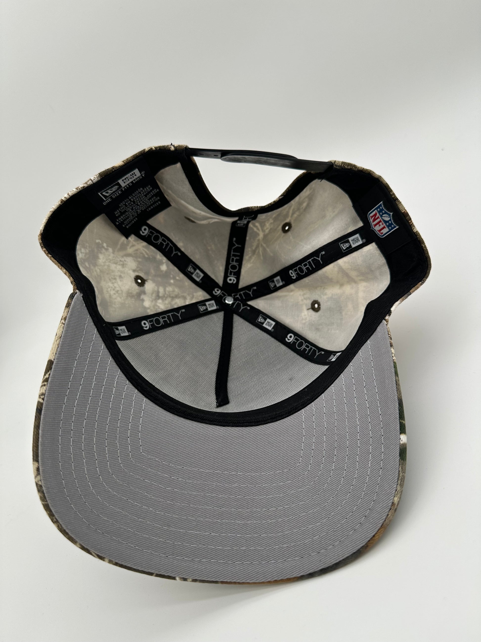 New Era Camo Raiders Snapback