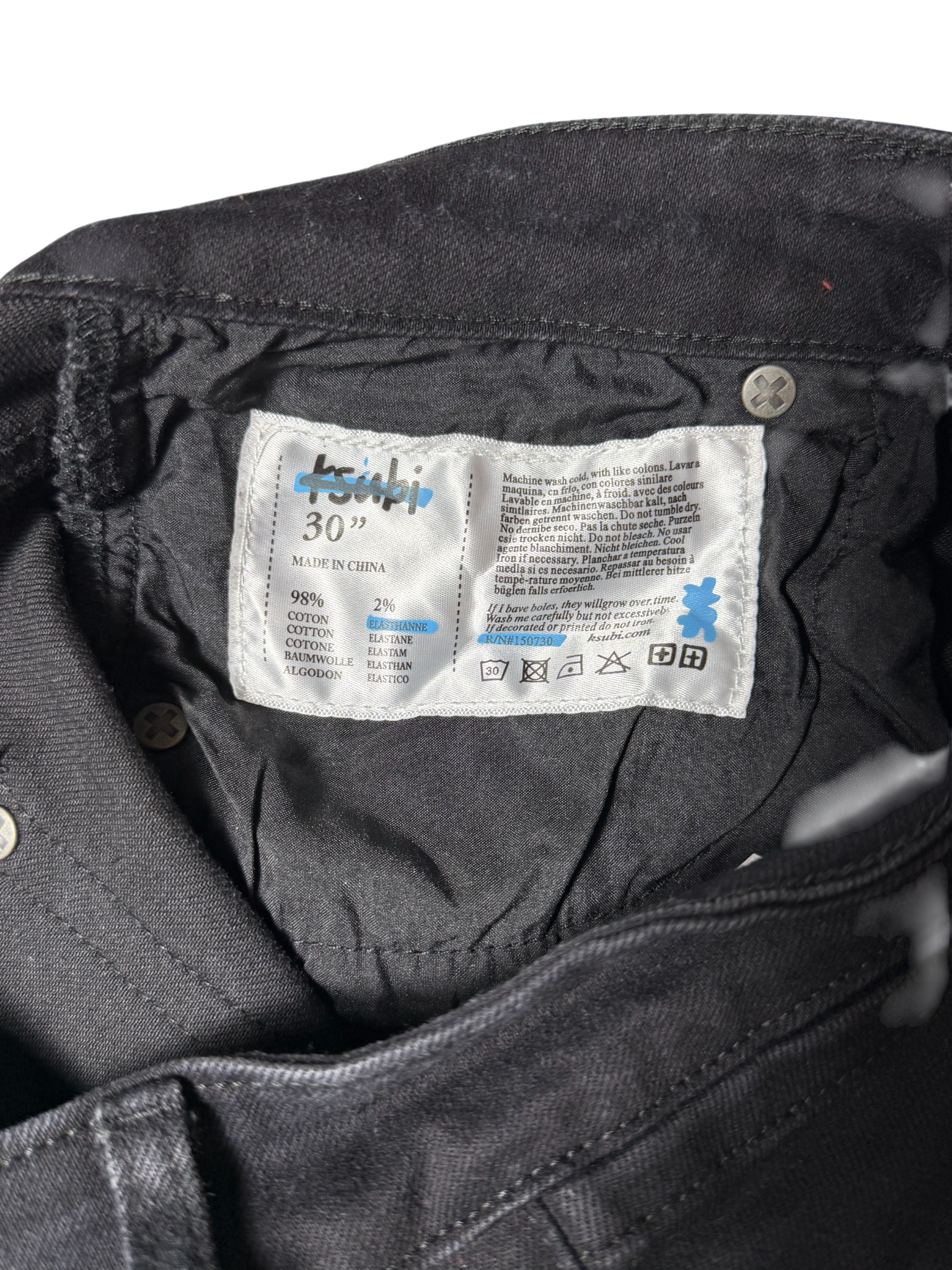 Ksubi Jeans All Black