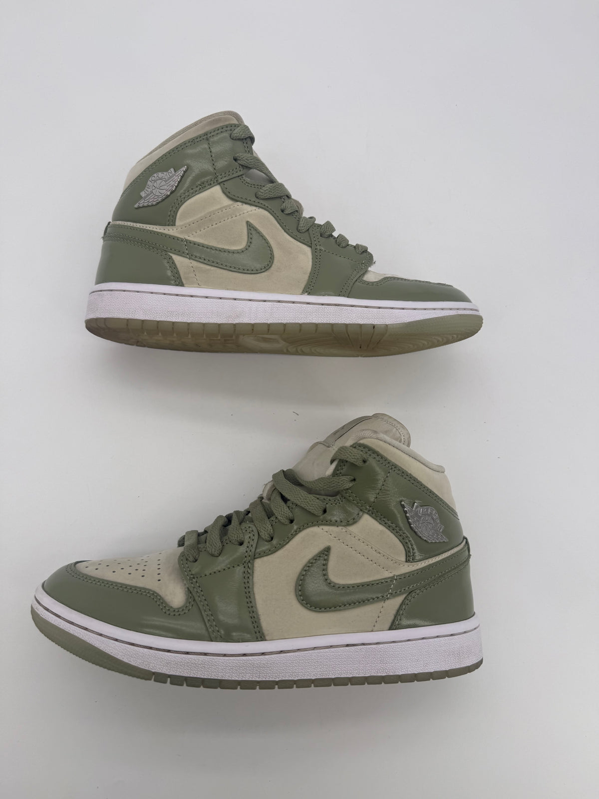 Jordan 1 Mid SE Sea Glass Oil Green (Women's)