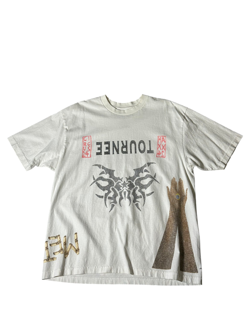 Utopia Tour T Shirt White Eagle On Back