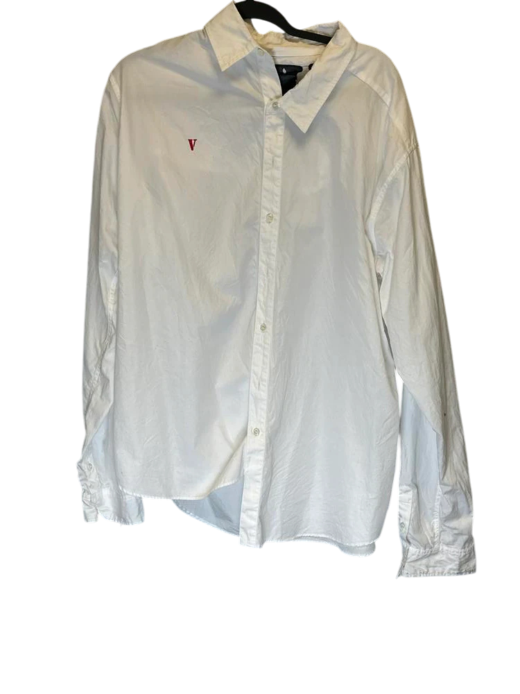 Vlone Long Sleeve Button Up White