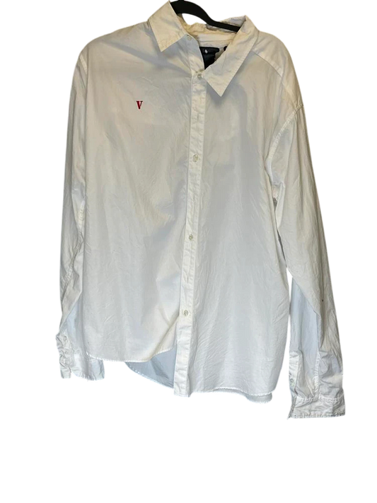 Vlone Long Sleeve Button Up White