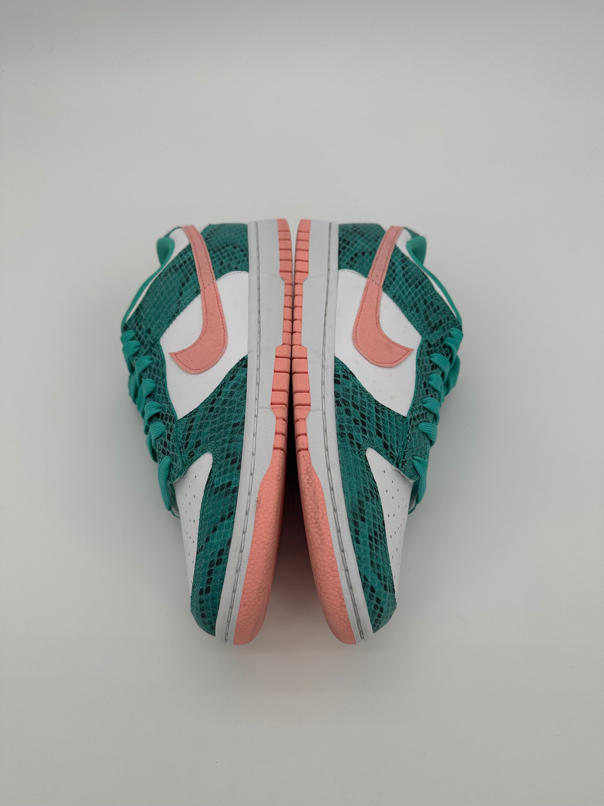 Nike Dunk Low Snakeskin Washed Teal Bleached Coral