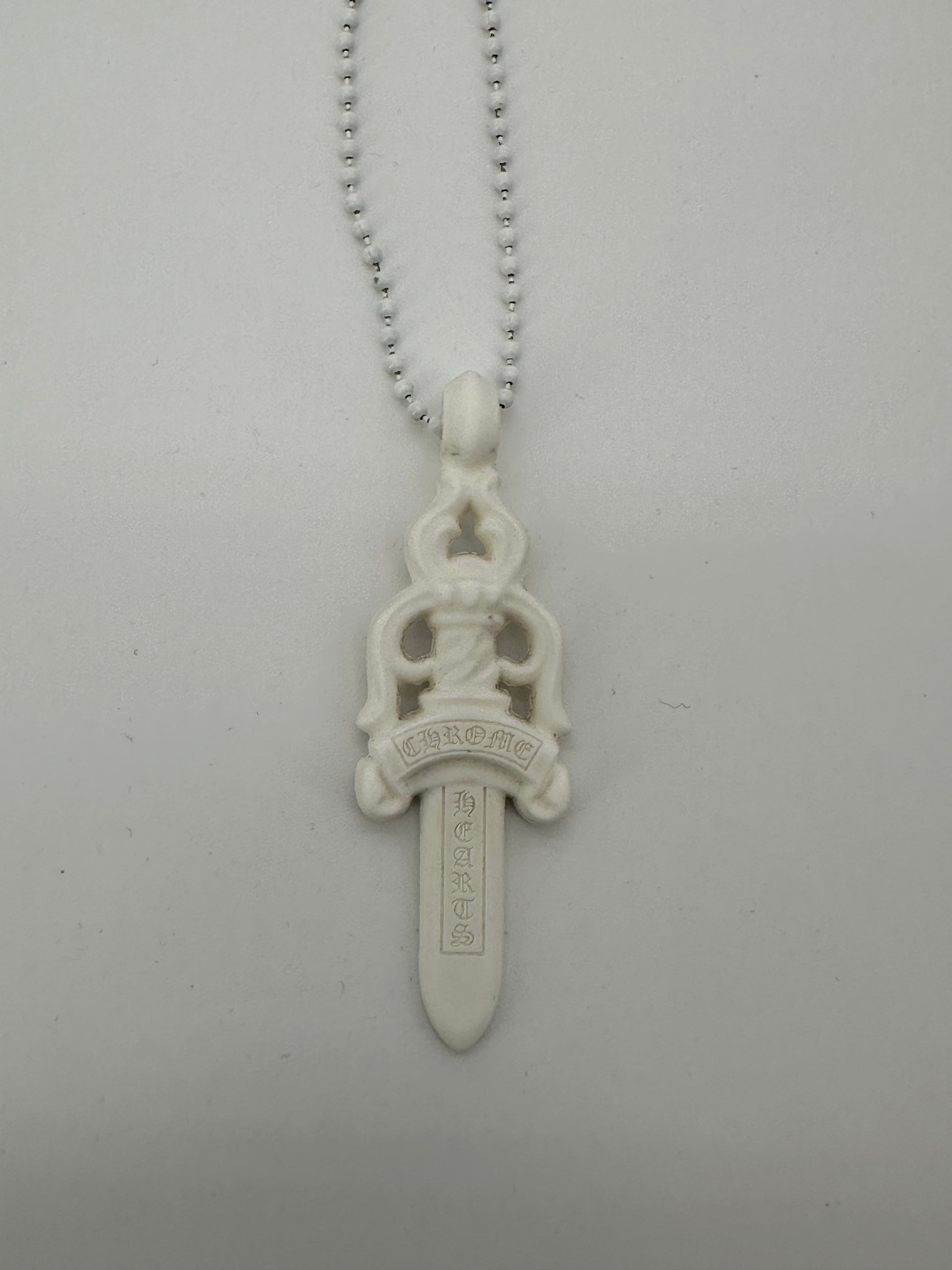 Chrome Hearts White SiliChrome Necklace