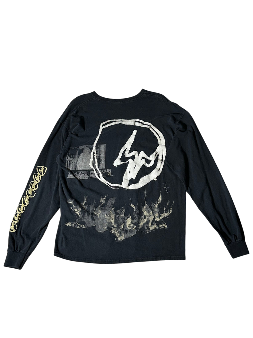 Fragment Log Sleeve Shirt Black