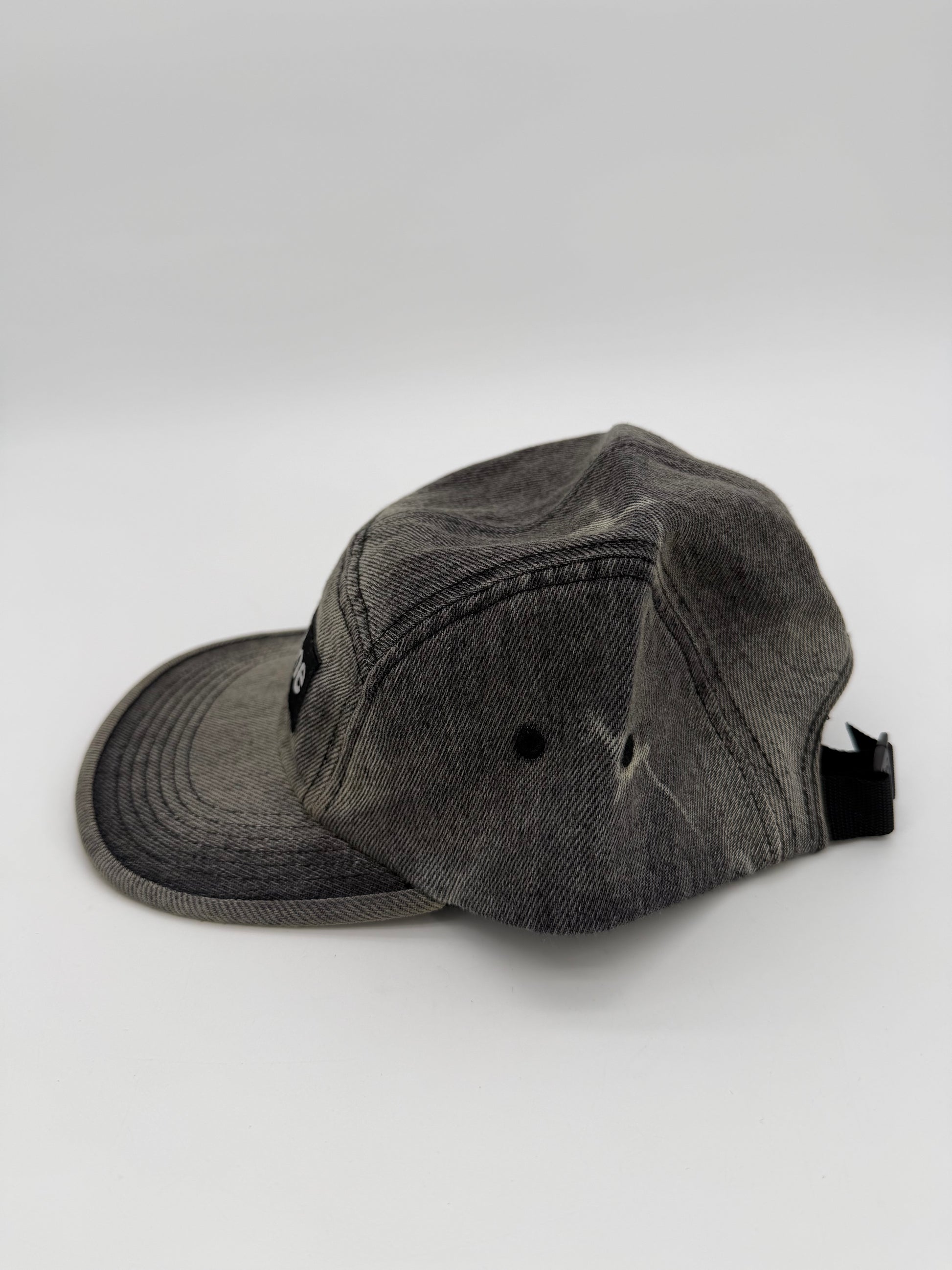 Supreme Denim Camp Cap Washed Black