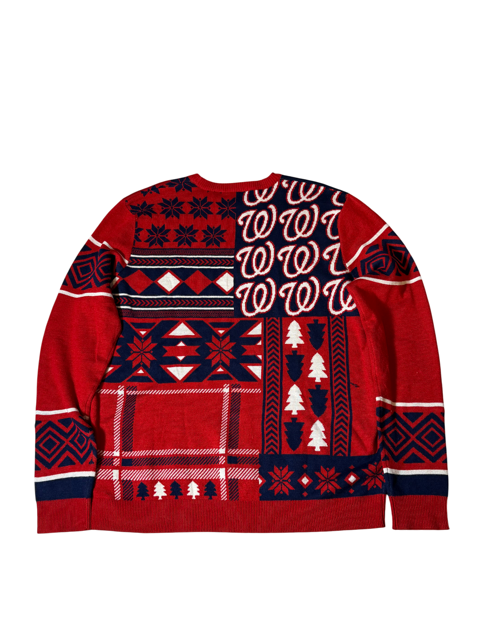 Washington Nationals christmas crew neck sweater