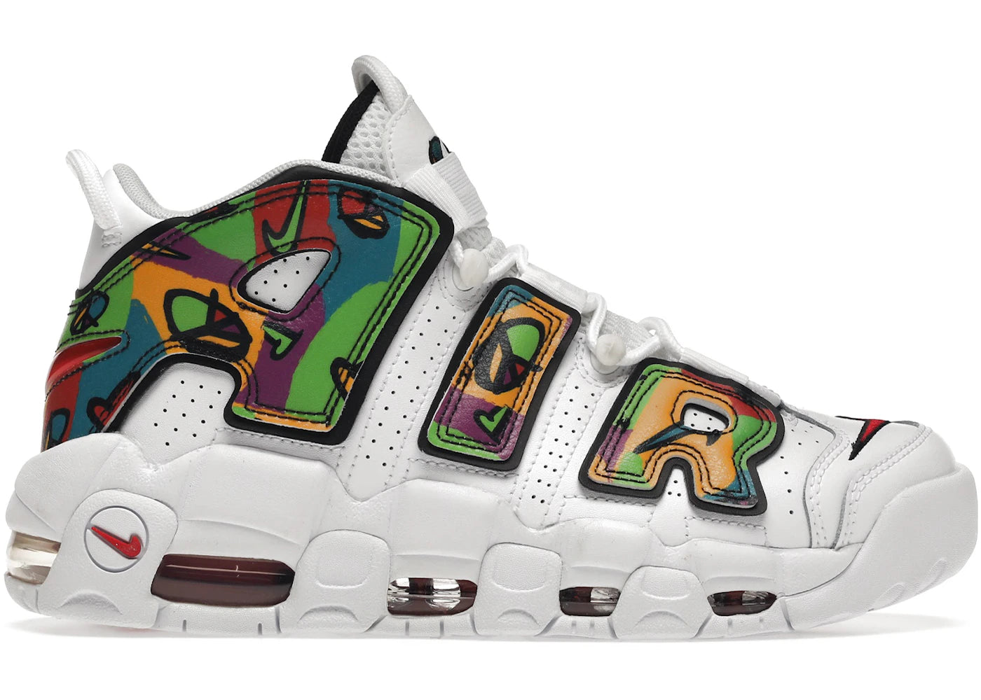 Nike Air More Uptempo Peace, Love, Swoosh