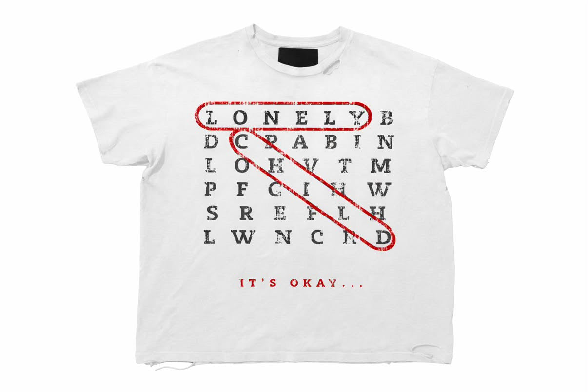 Lonely Child Crossword Puzzle Tee