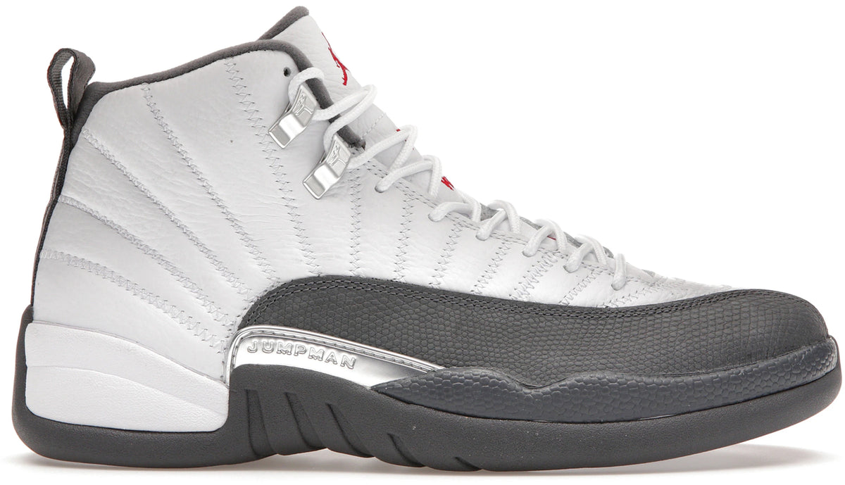 Jordan 12 Retro White Dark Grey