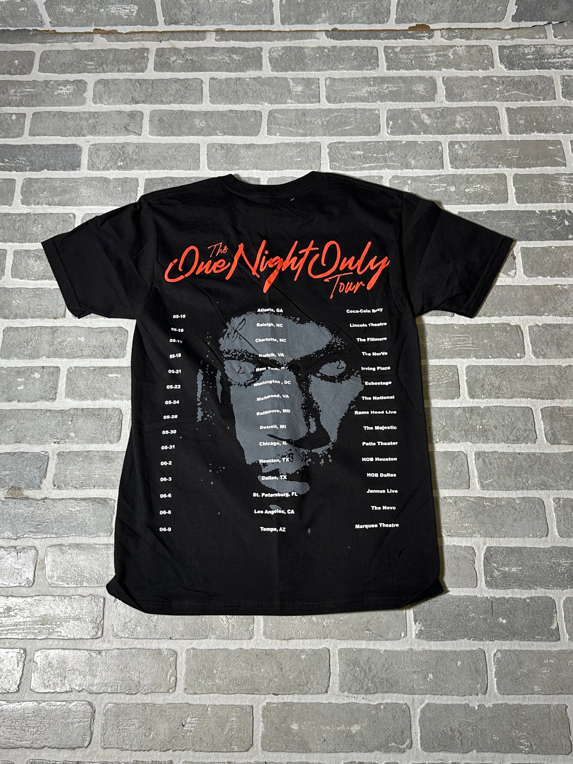 Hunxho One Night Only Tour T Shirt Black