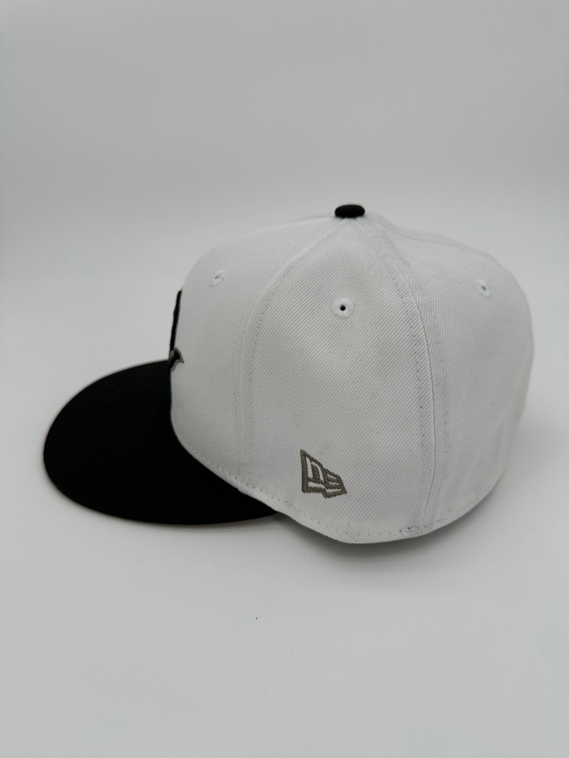 New Era White Goat Fitted